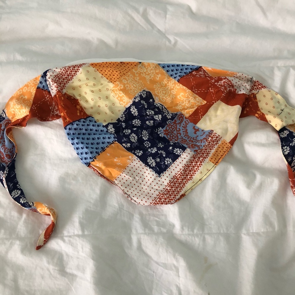 Urban outfitters bandana tie top
